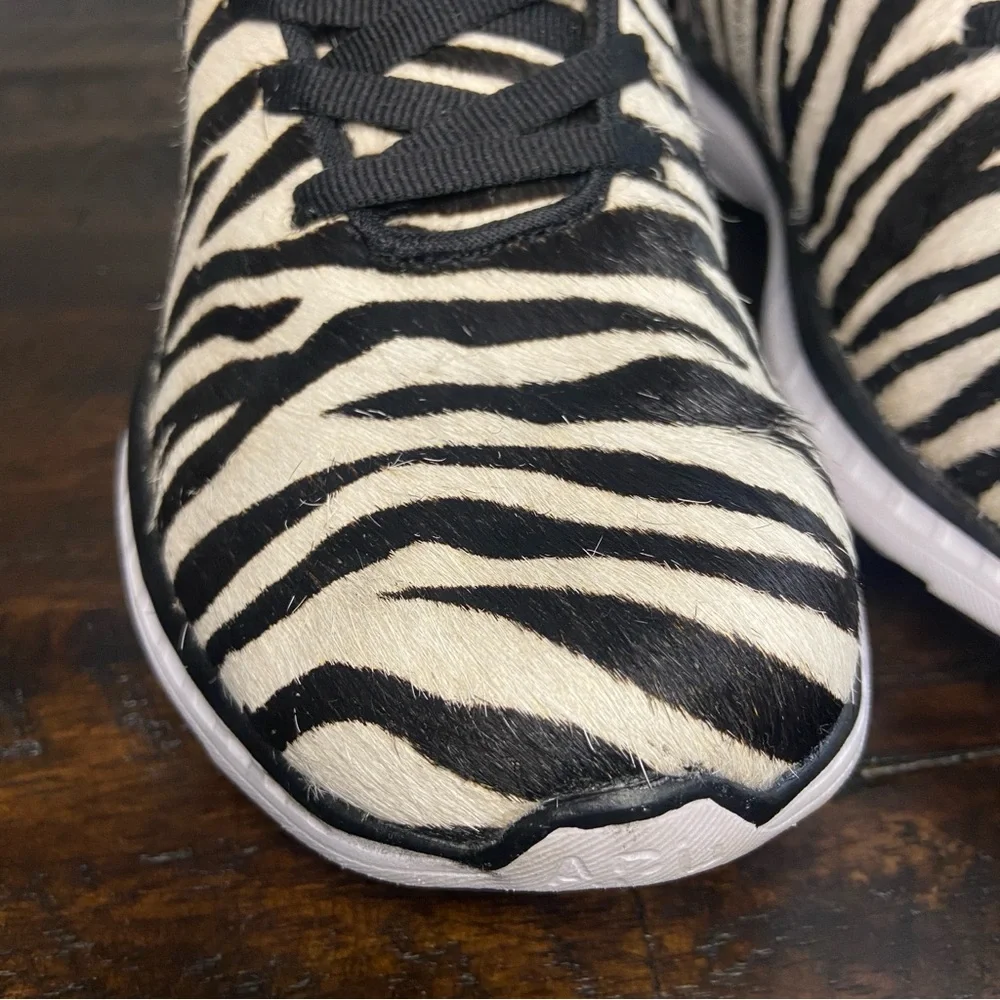 APL Athletic Propulstion Labs Women's Phantom Zebra Calf Hair Sneakers Size 7